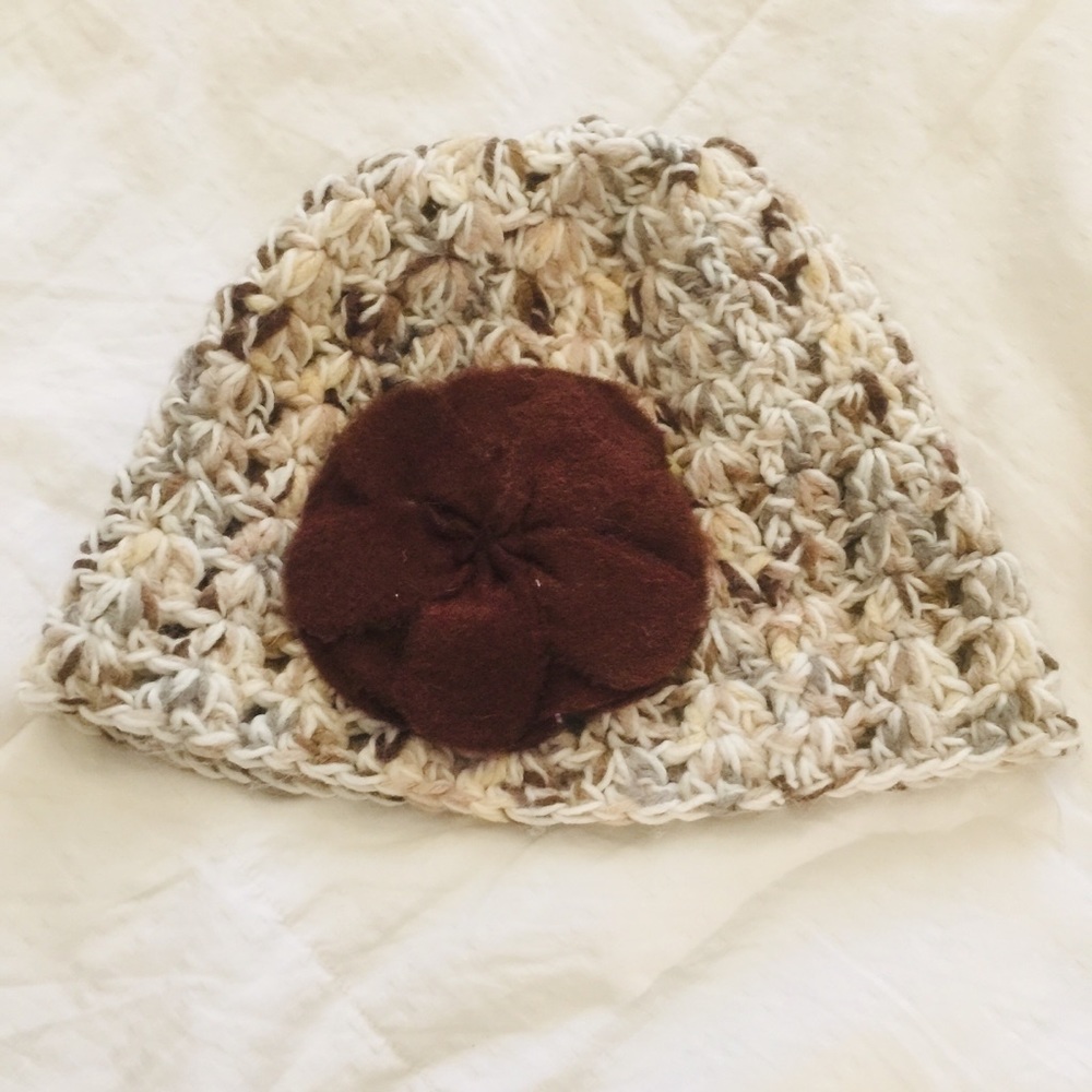Brown Knit Beanie